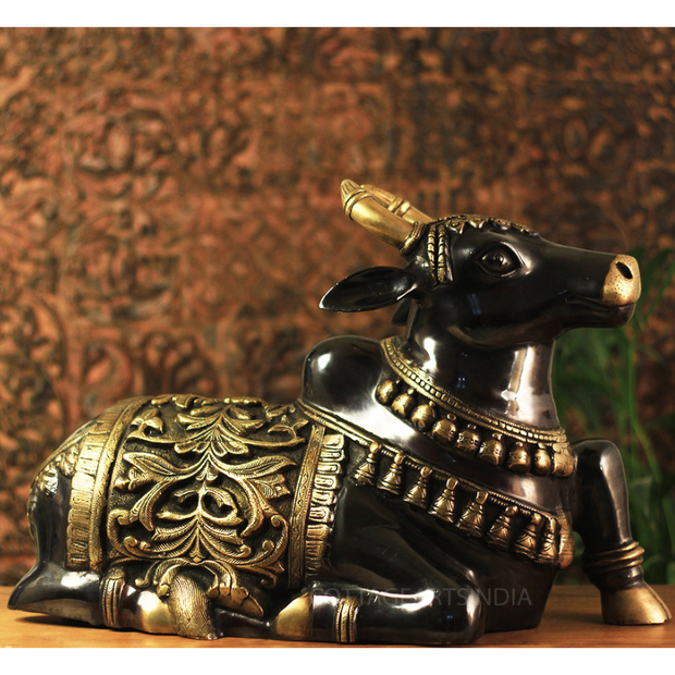 Brass Nandi Carving Work 20"