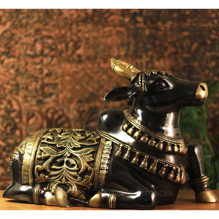 Brass Nandi Carving Work 20"
