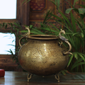 Brass Vintage Carved Planter (Copy)