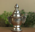 Brass Shiva Mukhlingam Idol -Silver Finished