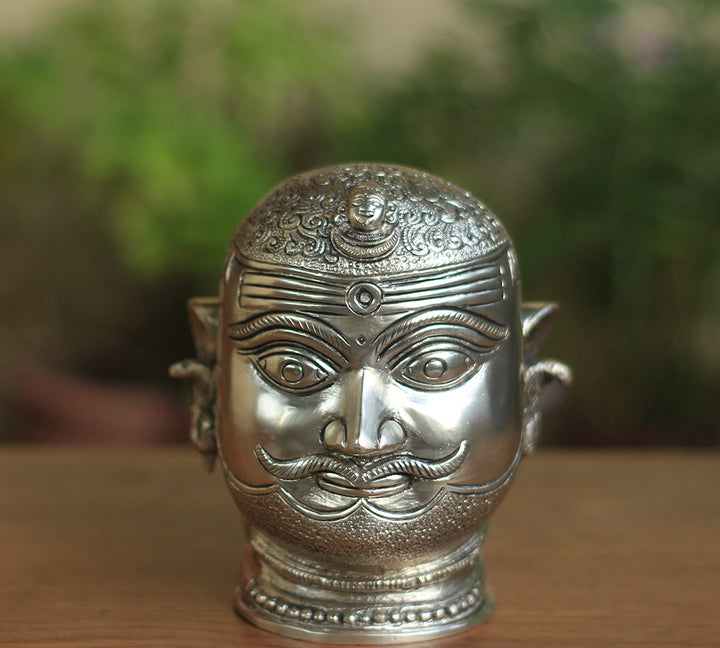Brass Shiva Mukhlingam Idol