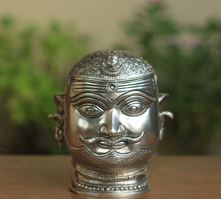 Brass Shiva Mukhlingam Idol