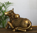 Brass Nandi Carving 22"