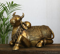Brass Nandi Carving 22"