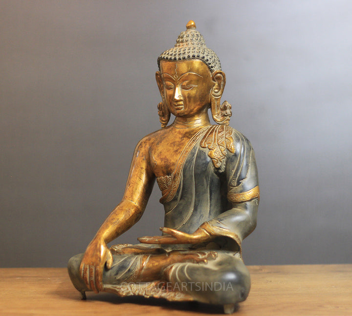 Brass Buddha Rustic Finish