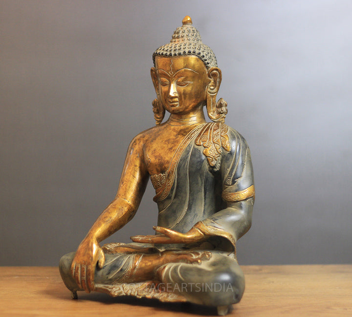 Brass Buddha Rustic Finish