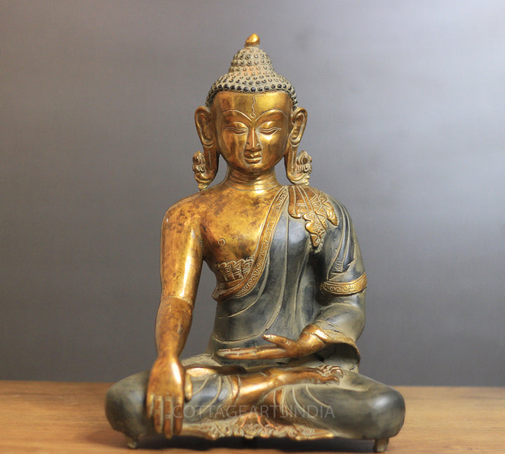 Brass Buddha Rustic Finish