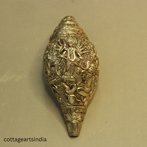 Brass Durga Shankha/Conch