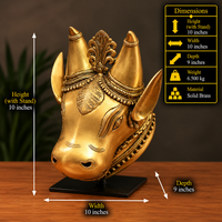 Brass Bull Head