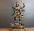 Brass Kaali Rustic Black Finish 19"