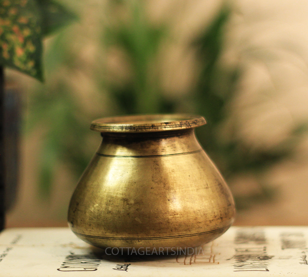 Brass  Vintage Pot