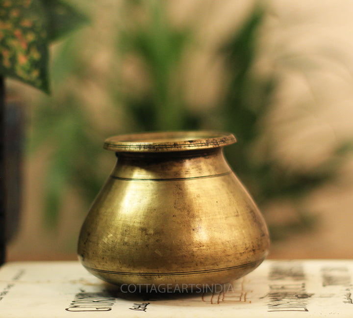 Brass  Vintage Pot