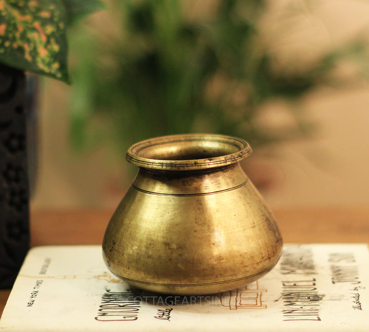 Brass  Vintage Pot