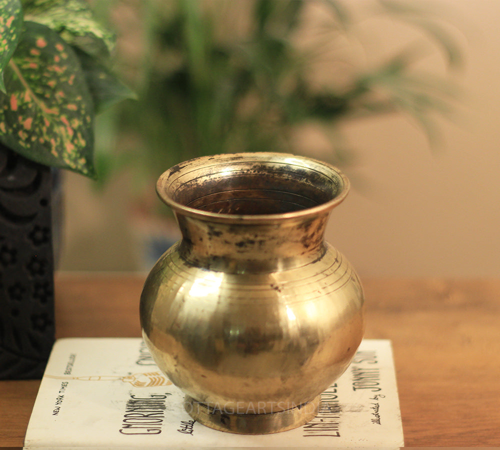 Brass  Vintage Pot
