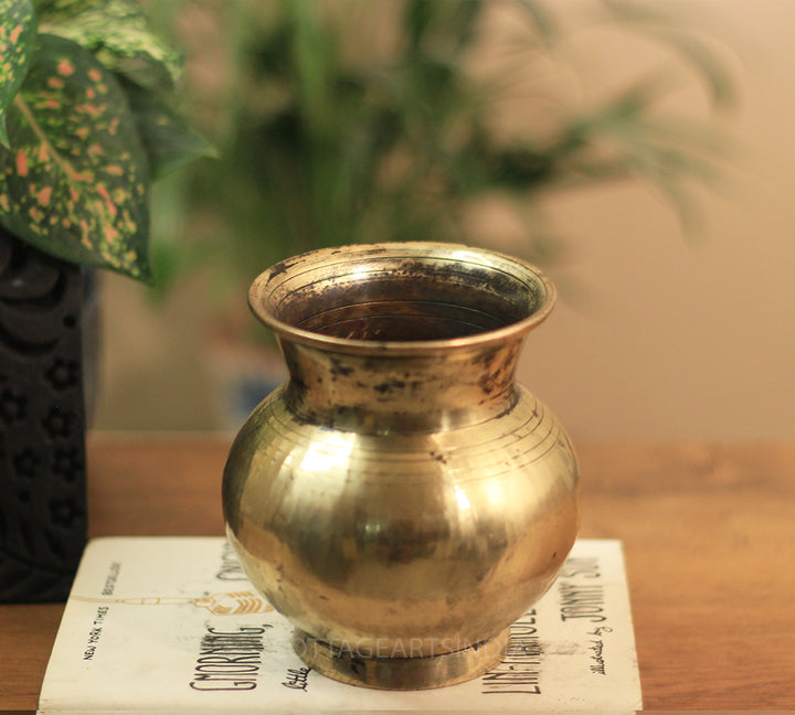 Brass  Vintage Pot