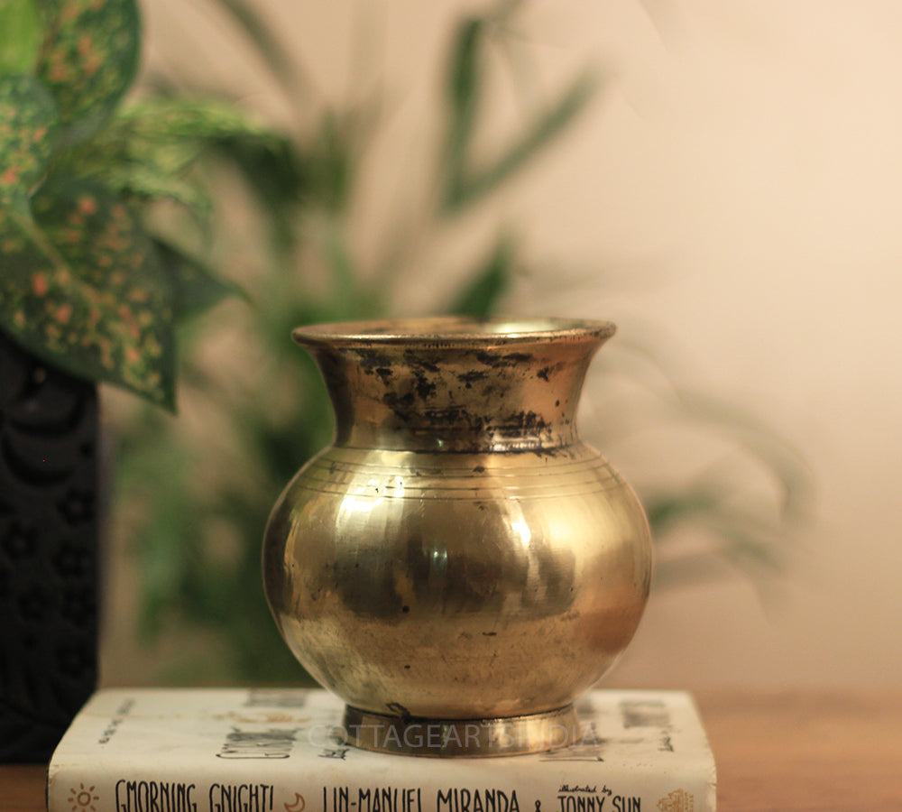 Brass  Vintage Pot