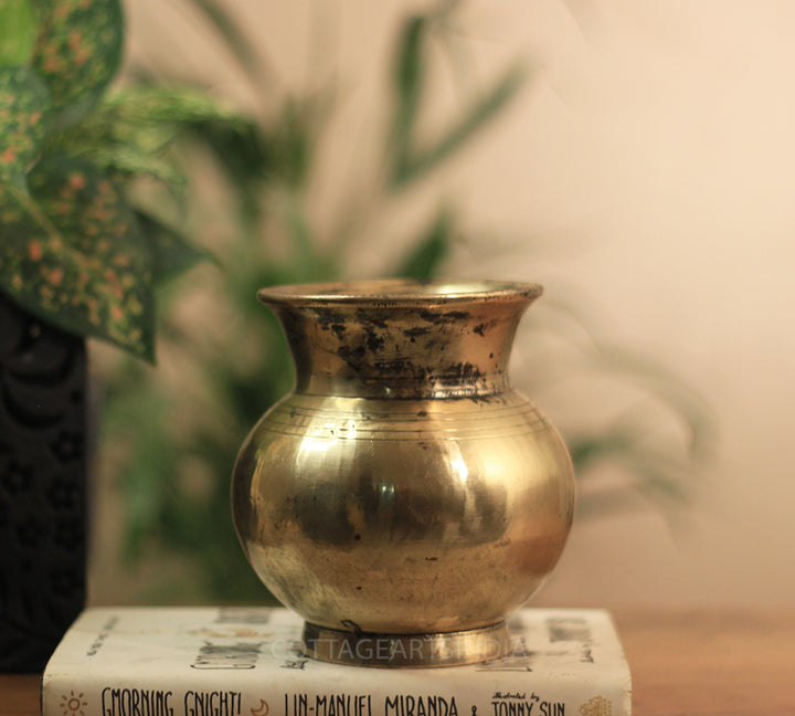 Brass  Vintage Pot