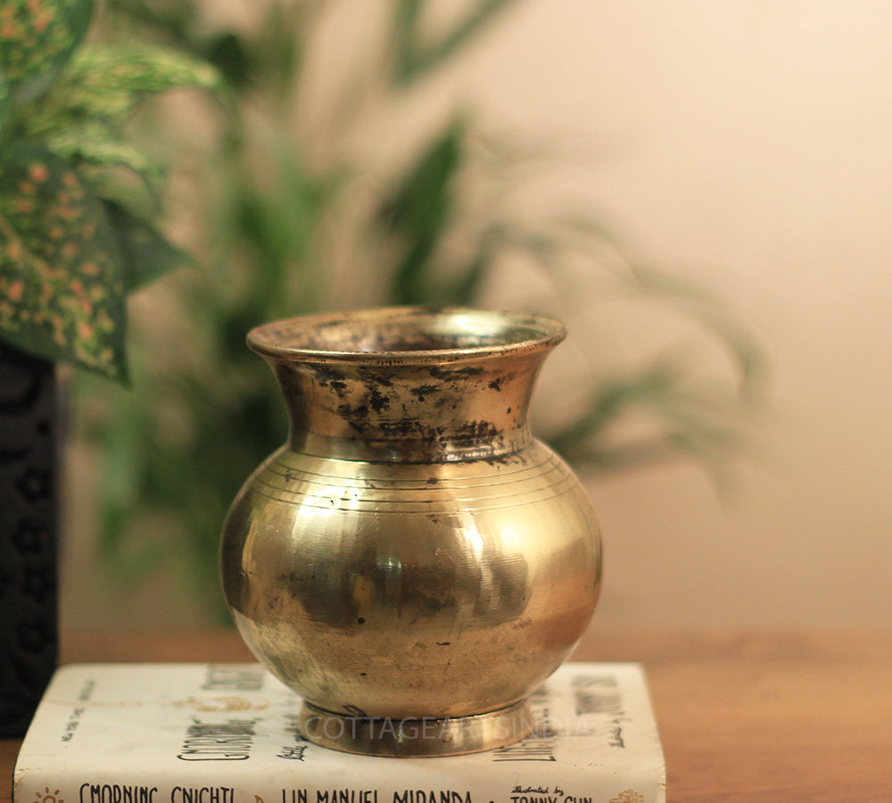 Brass  Vintage Pot