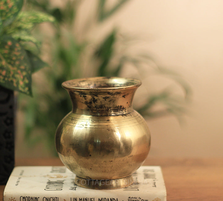 Brass  Vintage Pot