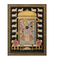 Shrinathji Pichwai Painting With Cows