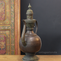 Tibetan Copper Ritual Ewer | Handcrafted Himalayan Decor