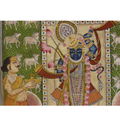 Traditional Pichwai Painting Shreenathji and Devotees