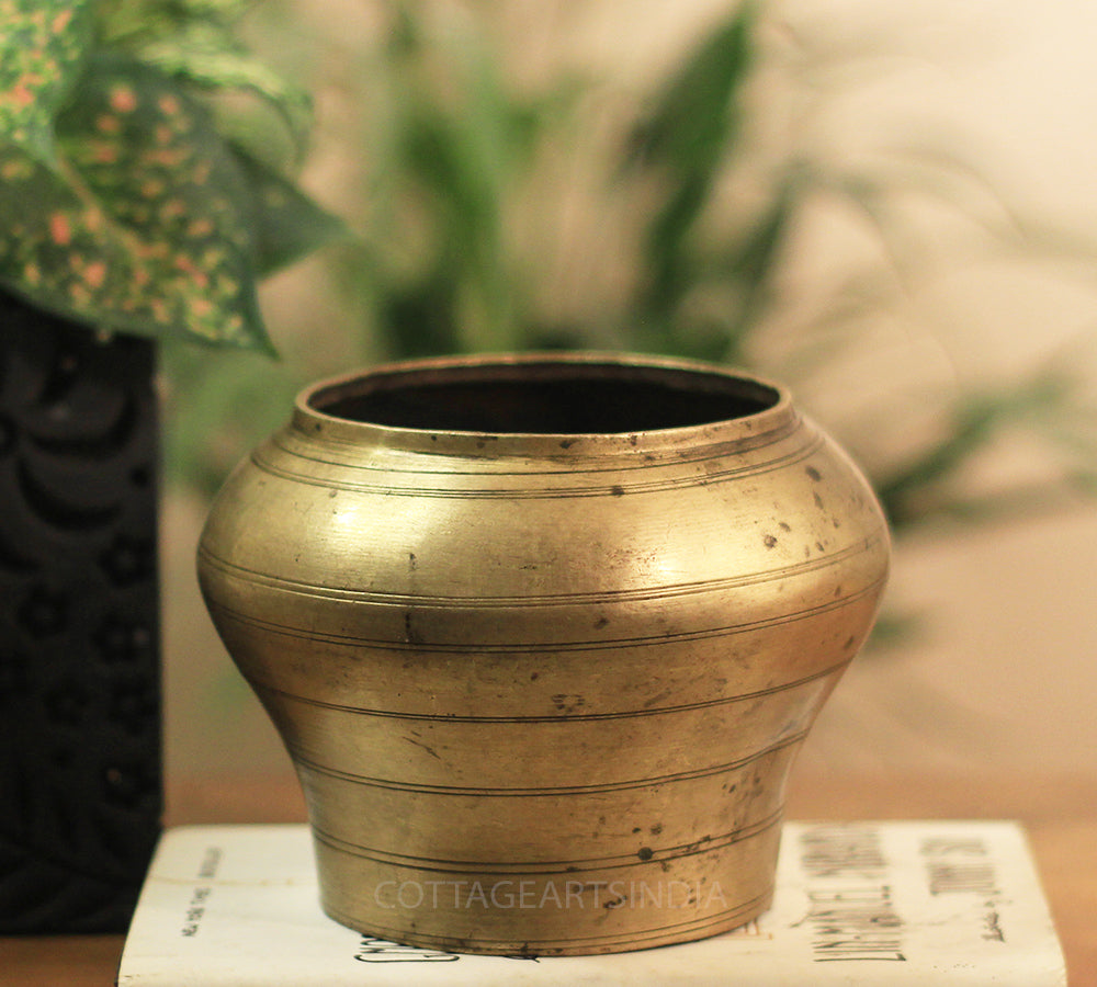 Brass  Vintage Pot