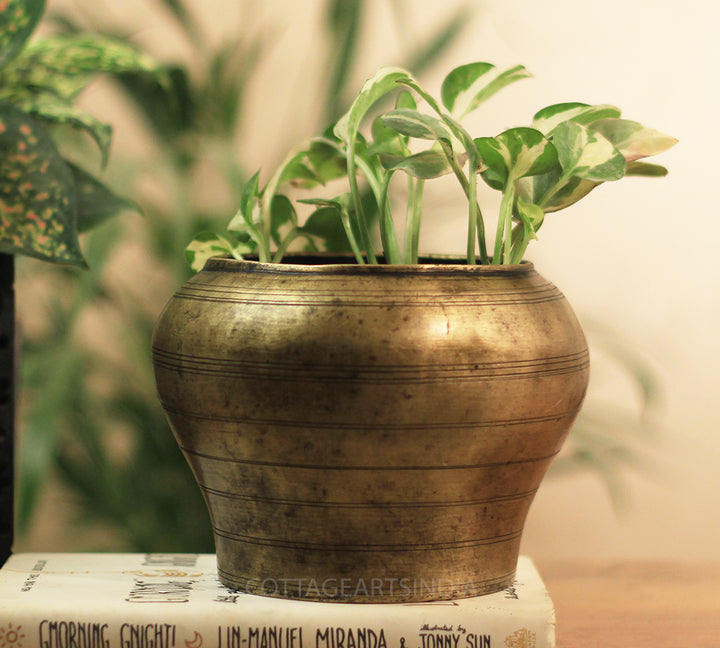 Brass  Vintage Pot