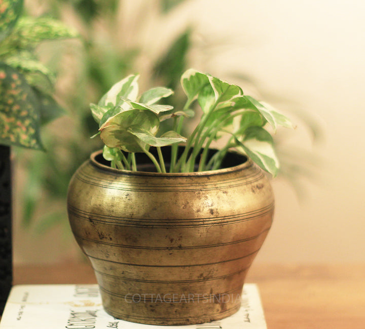 Brass  Vintage Pot