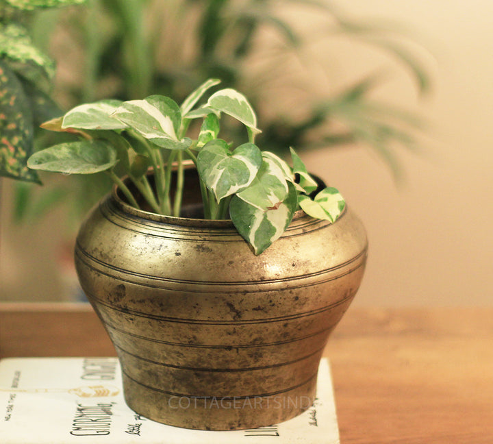 Brass  Vintage Pot