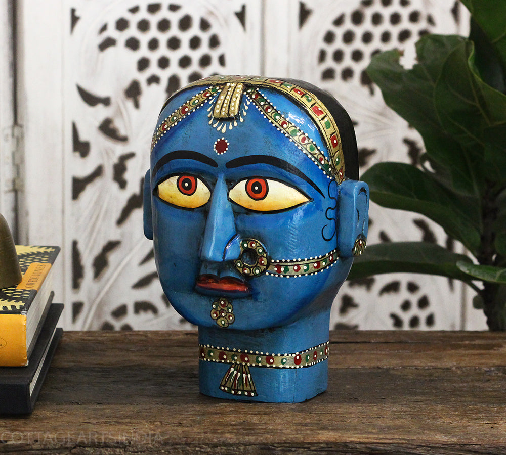 Wooden Gauri Head