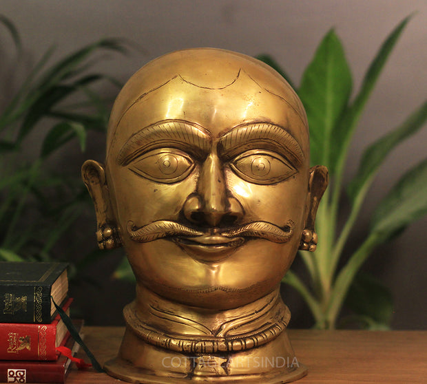 Brass Shiva Mukhlingam Face