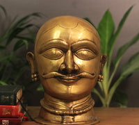 Brass Shiva -Gauri Face