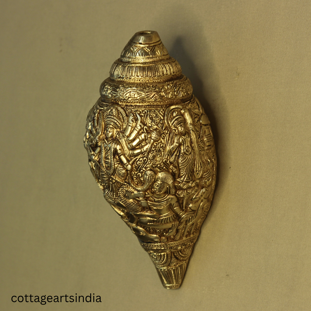 Brass Durga Shankha/Conch