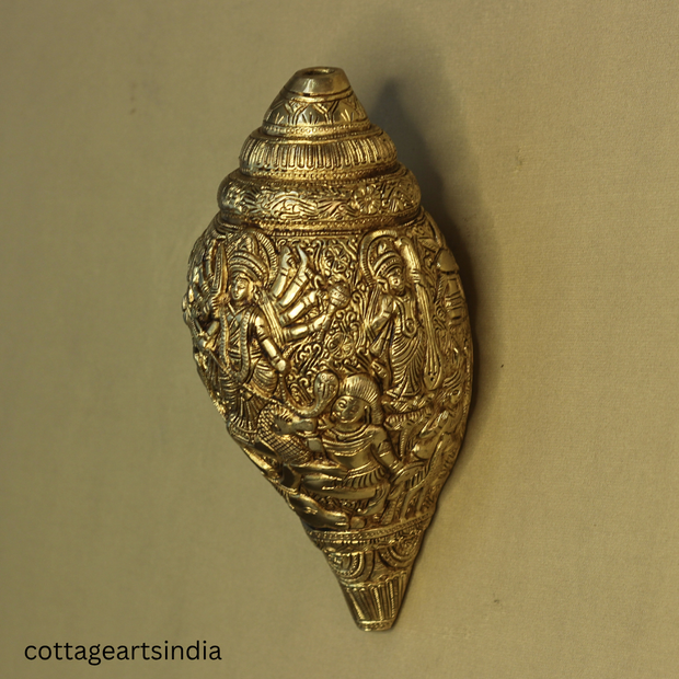 Brass Durga Shankha/Conch