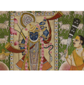 Traditional Pichwai Painting Shreenathji and Devotees