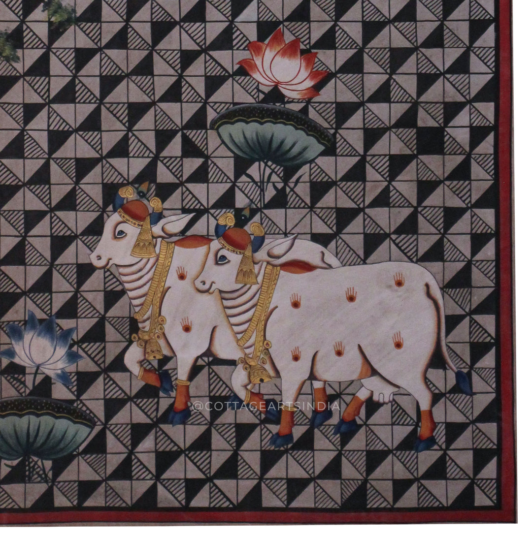 Cow Pichwai Painting