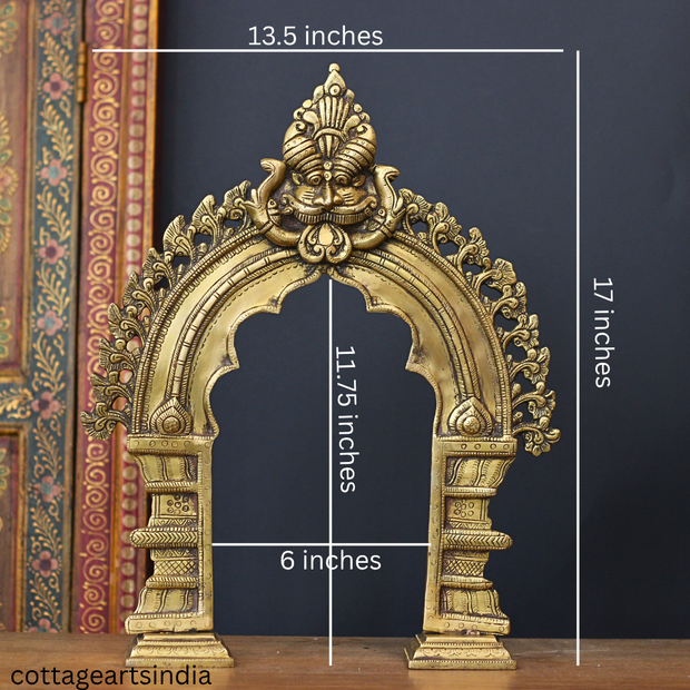 Brass Prabhawali Kirtmukha