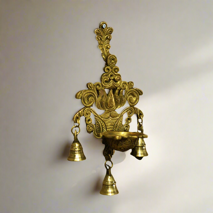 Brass Wall Hanging Diya