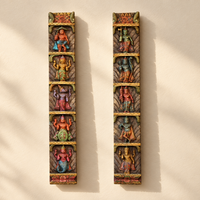 Wooden Wall Panel Dasavthar 36"-Set of 2
