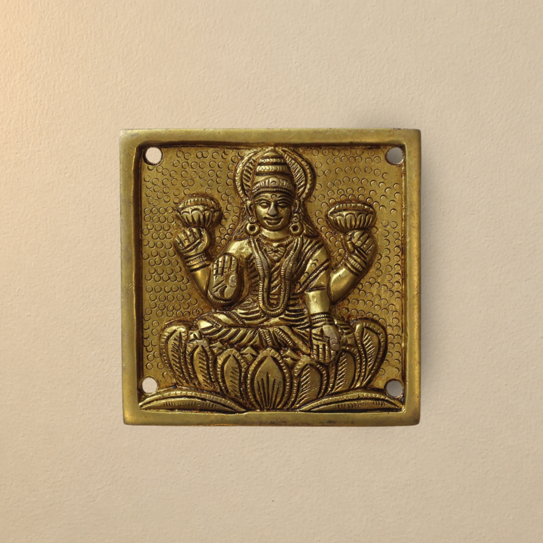 Brass Ashta Lakshmi Wall Hanging (Set of 8 Lakshmi) For Pooja Room