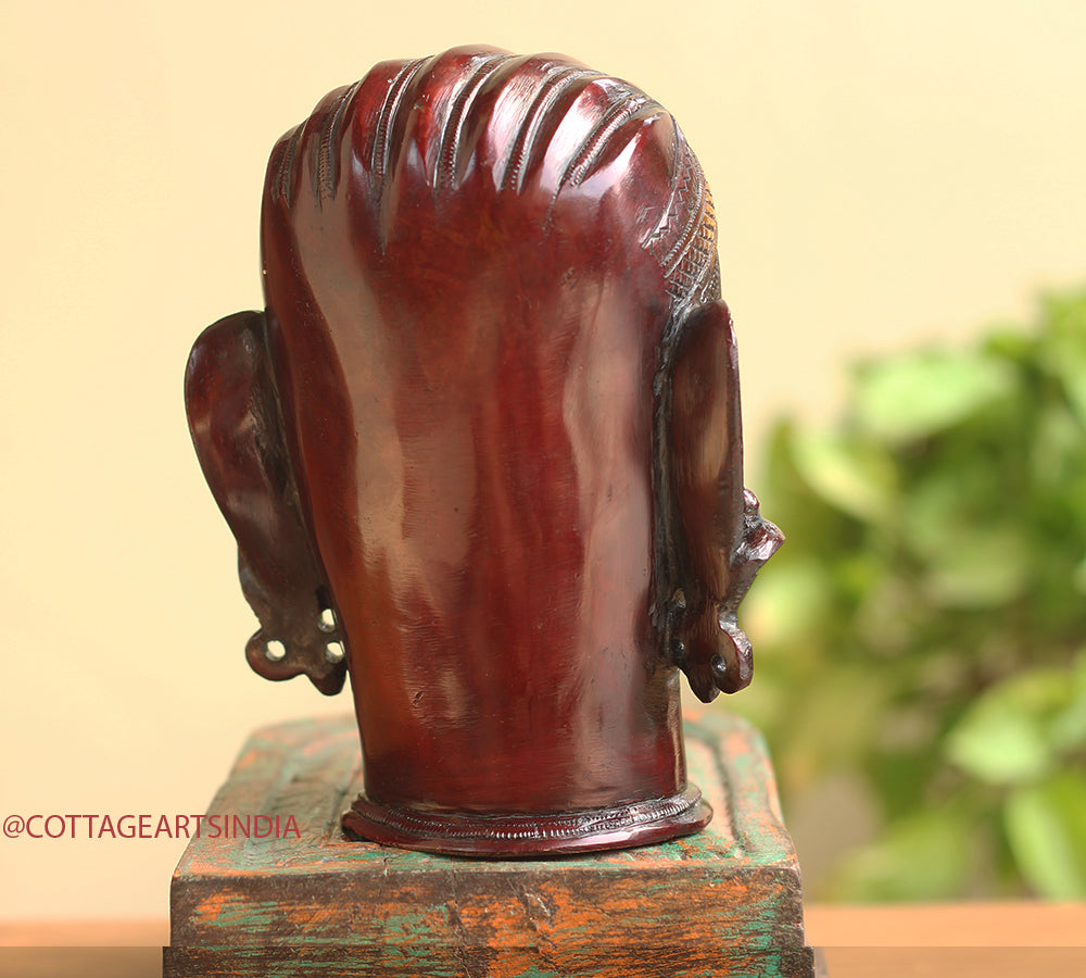 Brass Vintage Copper Finish Shiva Mukhlingam