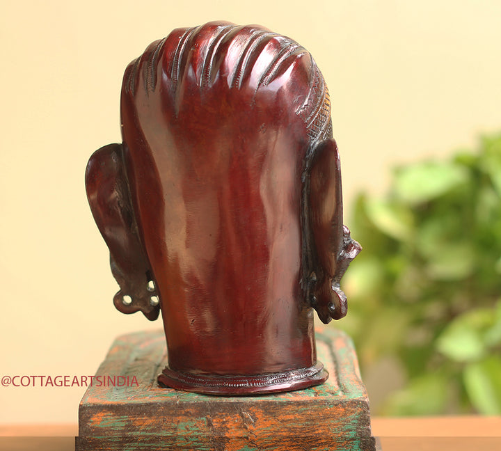 Brass Vintage Copper Finish Shiva Mukhlingam