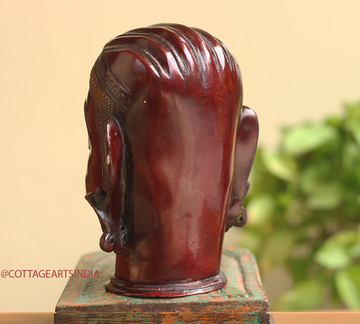 Brass Vintage Copper Finish Shiva Mukhlingam