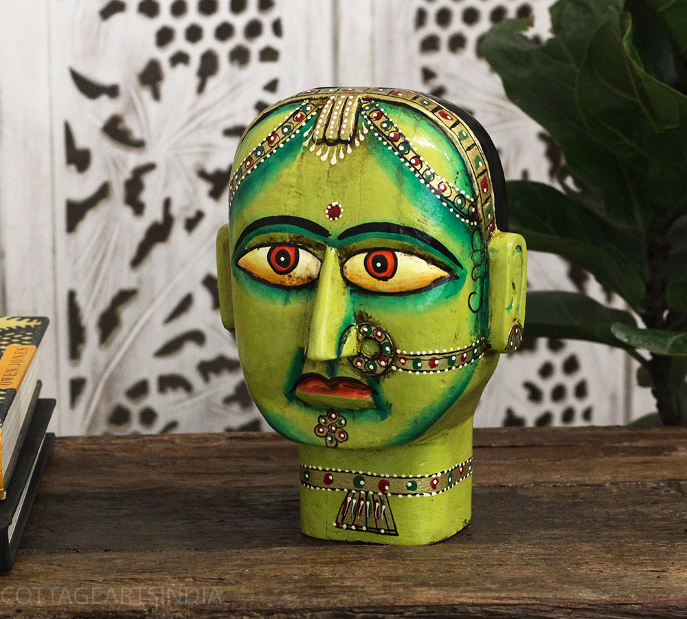 Wooden Gauri Head