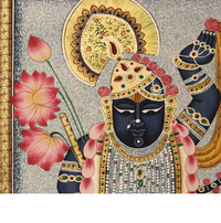 Shrinathji Pichwai Painting With Cows