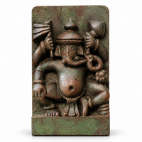 Vintage Wood /Stone Ganesh