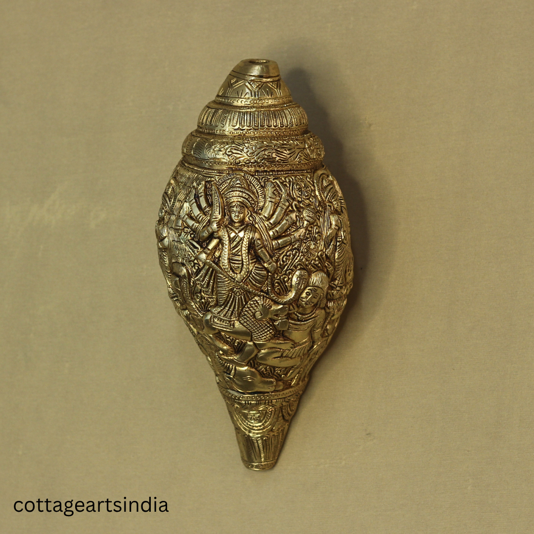 Brass Durga Shankha/Conch