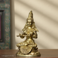 Brass Annapurna Sculpture | Traditional Annapurna Devi Statue