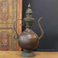 Tibetan Copper Ritual Ewer | Handcrafted Himalayan Decor